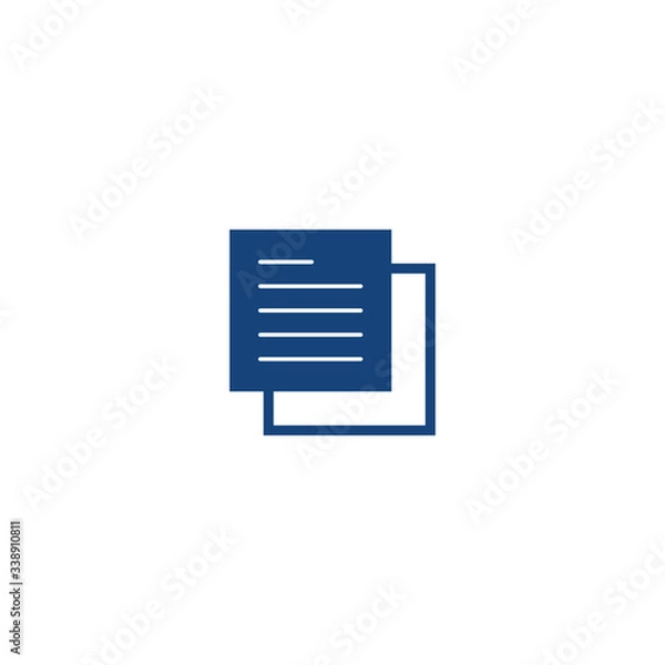 Fototapeta Paper, book design logo template.