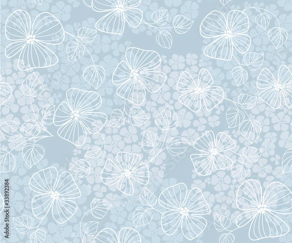 Obraz seamless abstract floral background