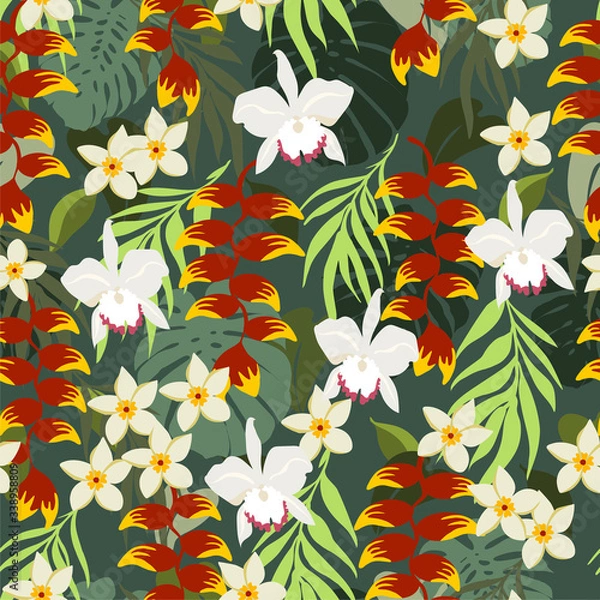 Obraz Tropical Lush pattern 