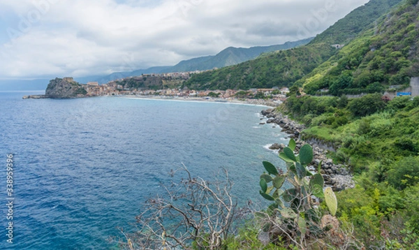 Obraz Mediterranean coastline in the summertime.