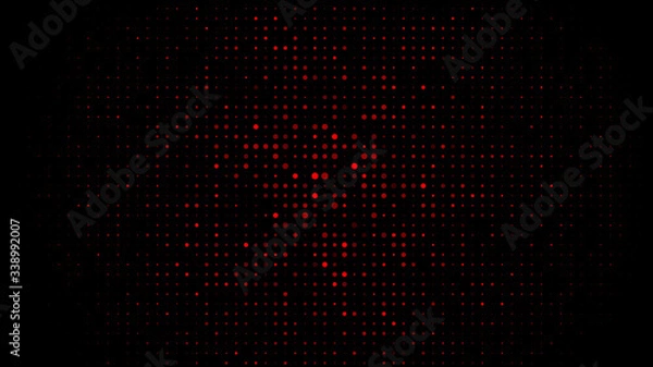 Obraz Dots abstracts circles lights red multi in color background