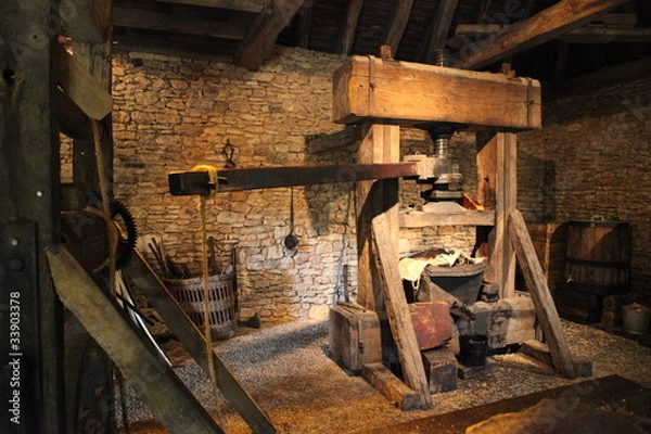 Obraz moulin à huile de noix