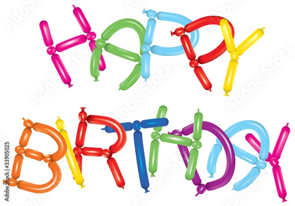 Fototapeta happy birthday