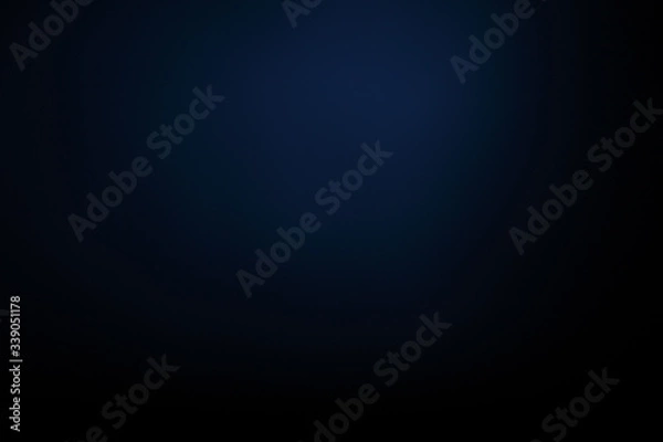 Obraz blue white black abstract gradient blur background, paper background in the Studio