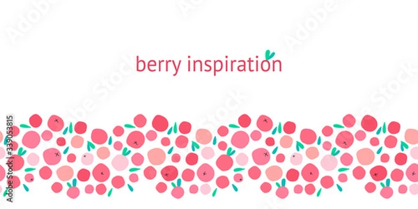 Obraz Cranberry seamless template