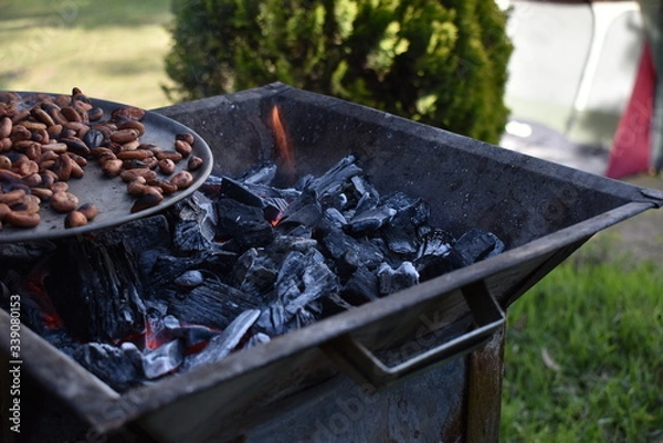 Obraz Tostando cacao