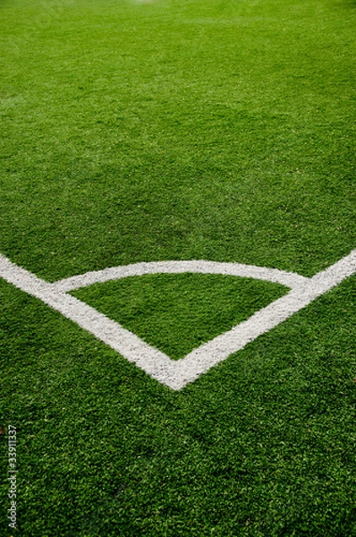 Fototapeta artificial grass field