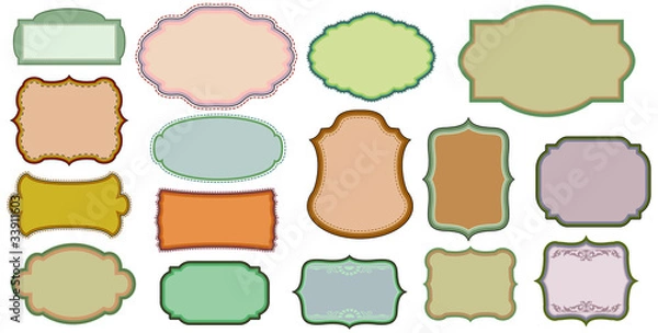 Obraz Vintage Comic Frame Design Collection