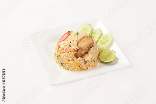 Obraz Thai food on white background