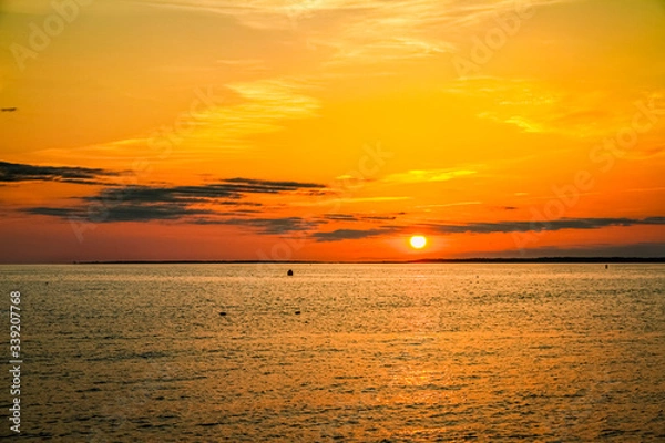 Obraz Beautiful coastal ocean shoreline scenery at the Atlantic Coast of Canada.
