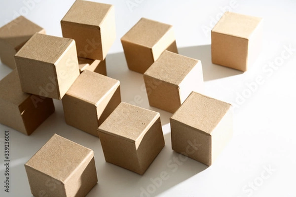 Fototapeta Set Of Cubes