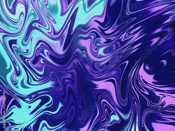 Obraz abstract blue background with waves