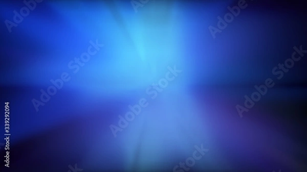 Fototapeta Blue Rays of Light Shine Explosion Motion Abstract Background