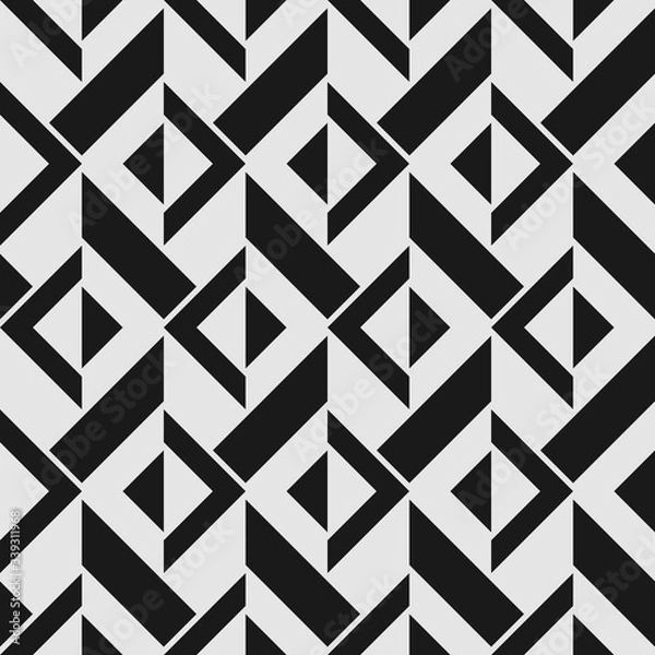 Fototapeta Seamless abstract geometric pattern