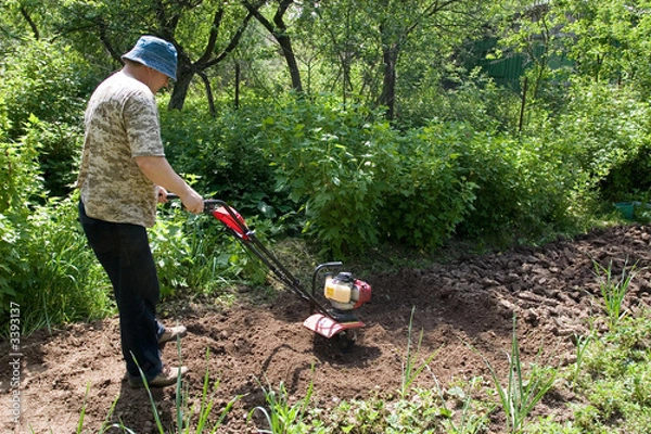 Obraz a man at work 2