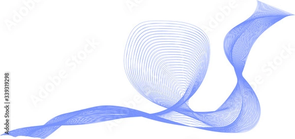 Obraz abstract blue wave background