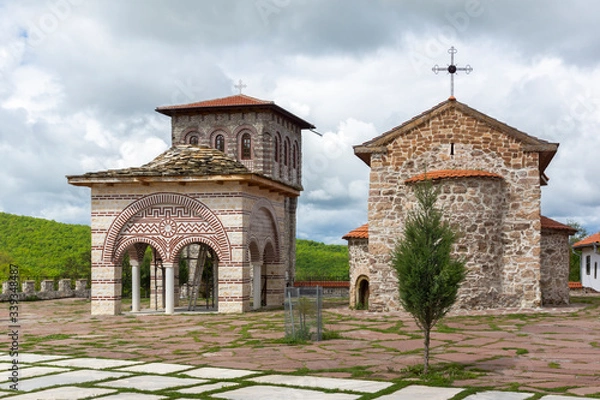Fototapeta Medieval Tsarnogorski (Gigintsy) monastery, Bulgaria