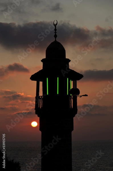 Obraz Muezzin-Minaret