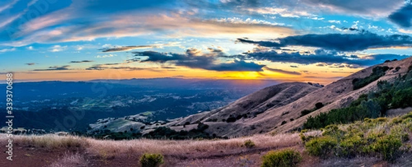 Fototapeta Mount Diablo Sunset