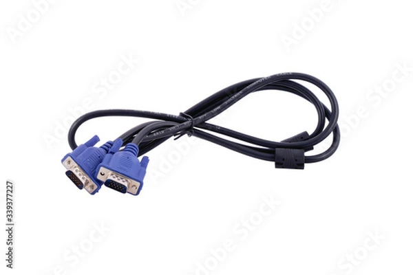 Obraz traditional VGA connection cable