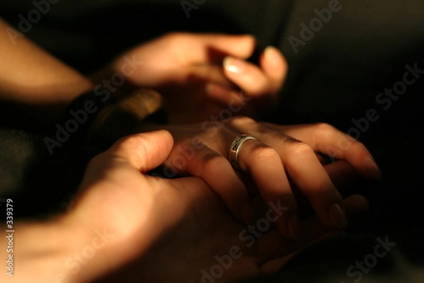 Obraz hands in touch