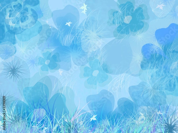 Obraz blue background