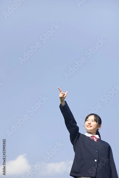 Fototapeta 女子中学生