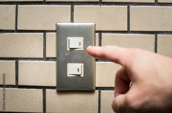 Obraz スイッチ　電気