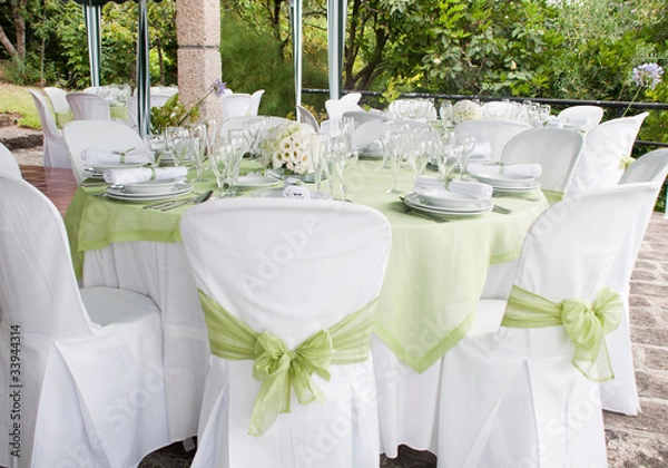 Obraz Stół ślubny