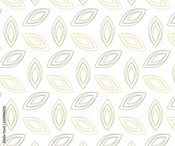 Fototapeta Linear vector pattern, repeating petals