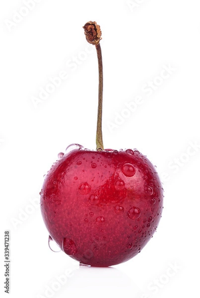 Fototapeta Cherry isolated on white background