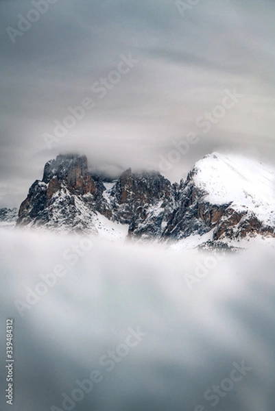 Obraz snow covered mountains
