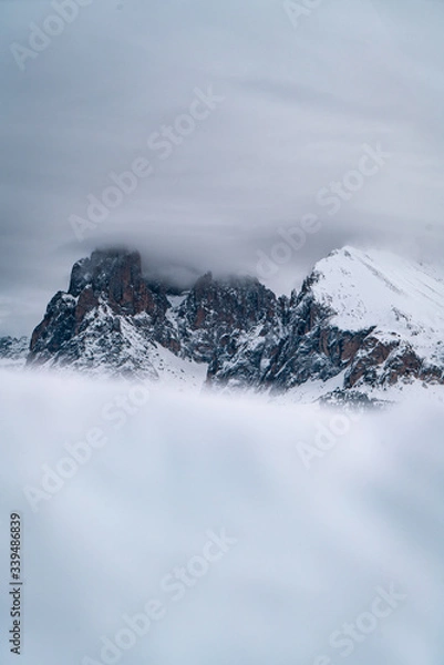 Obraz snow covered mountains
