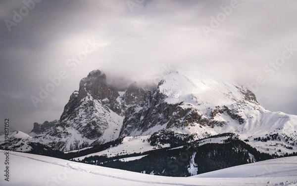 Obraz snow covered mountains