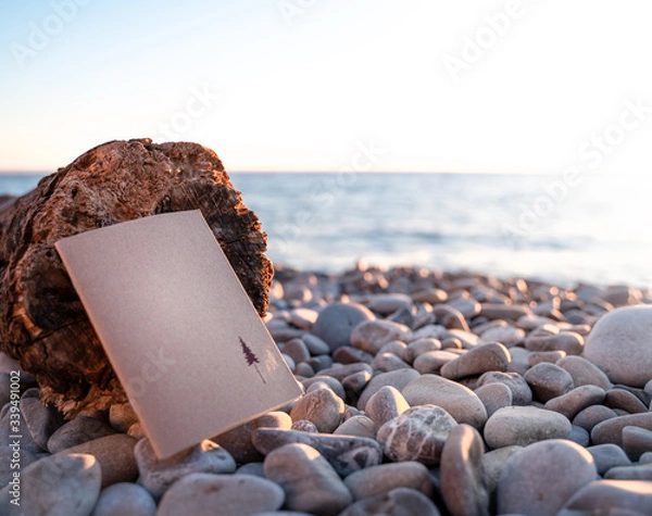 Obraz message on the beach