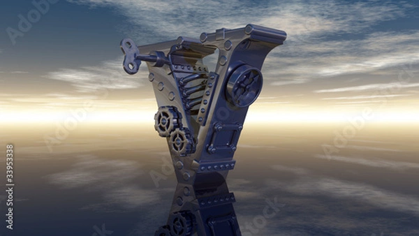 Obraz litera v maszyna