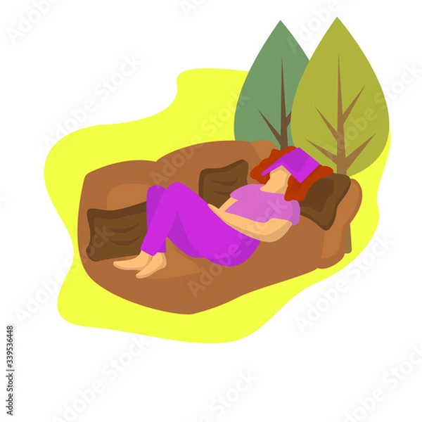 Fototapeta vector illustration in flat styles