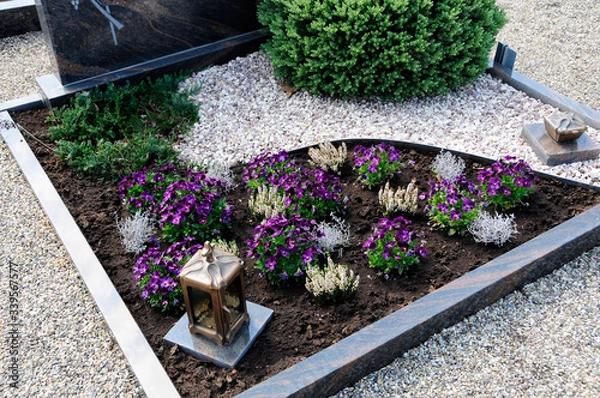 Obraz Grabgestaltung