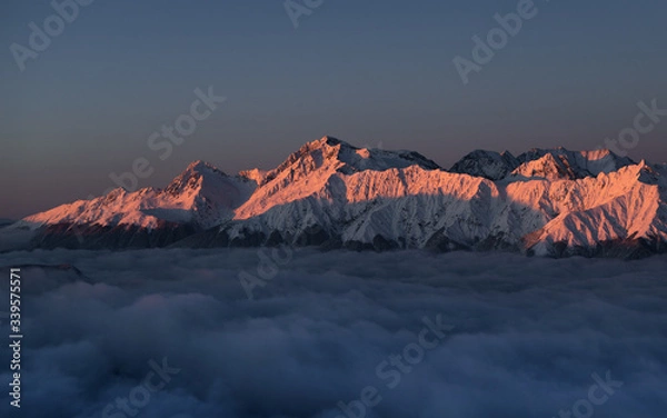 Obraz sunrise in the mountains