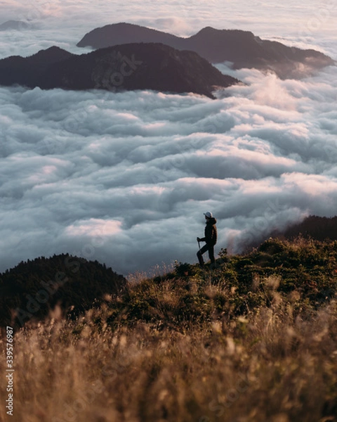 Obraz hiking in the mountains