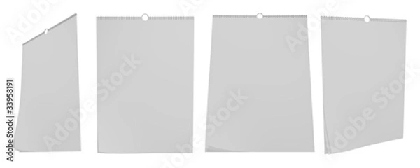 Obraz Four View wall calendar blank