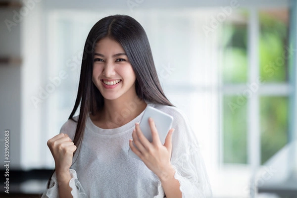 Obraz Successful Young Creative women standing  in meeting room