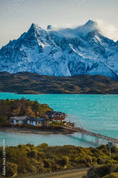 Obraz lake and mountains