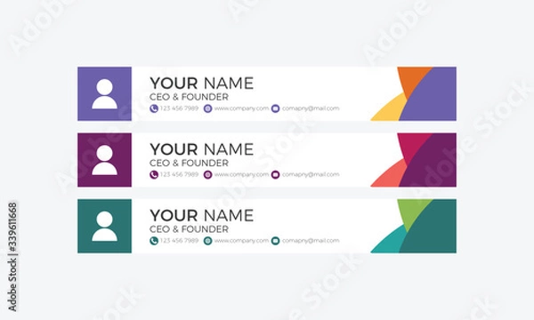 Obraz Professional Email Signature Template
