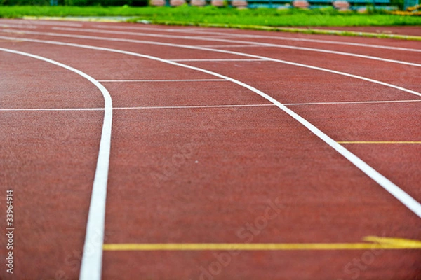 Fototapeta Tartanbahn