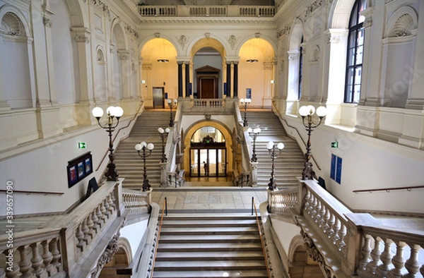 Fototapeta Vienna, Austria - May 19, 2019 - The University of Vienna is a public university located in Vienna, Austria.