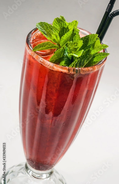 Obraz Cocktail in a glass with mint