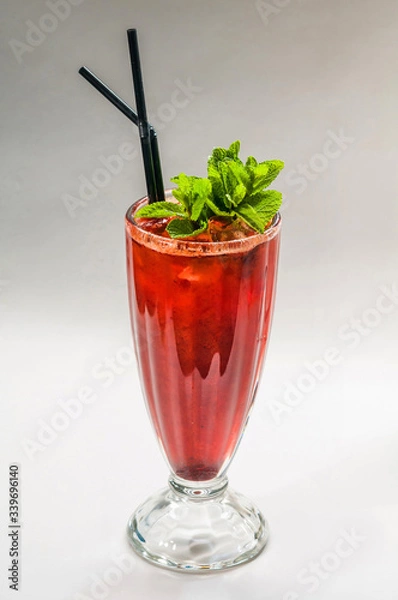 Obraz Cocktail in a glass with mint