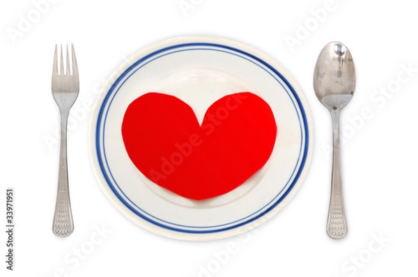 Obraz Romantic diner set