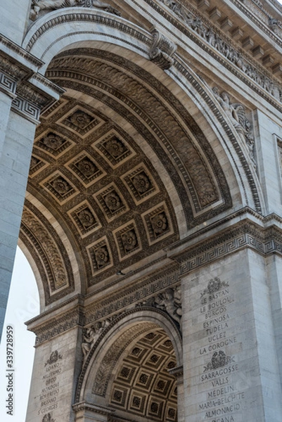 Fototapeta Arc de Triomphe in Summer, Paris/France